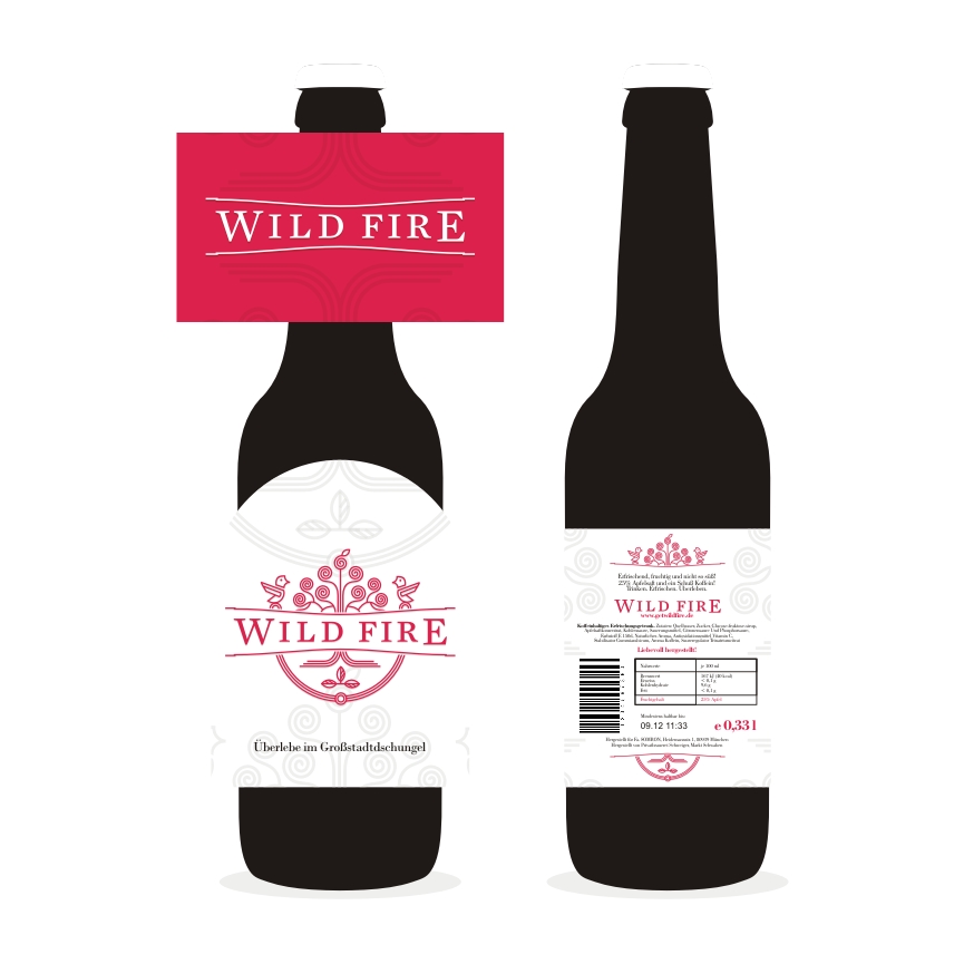 Wild Fire rebranding: logo redesign, label redesign, packaging redesign, design by Utopia