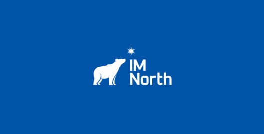 IMnorth, seo, internet marketing company, polar bear, bear, north, star, logo design by Utopia branding agency
