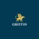 Griffin, online electronic payments software platform, griffon, eagle, lion, gold, treasure, treasurer, logo design by Utopia branding agency