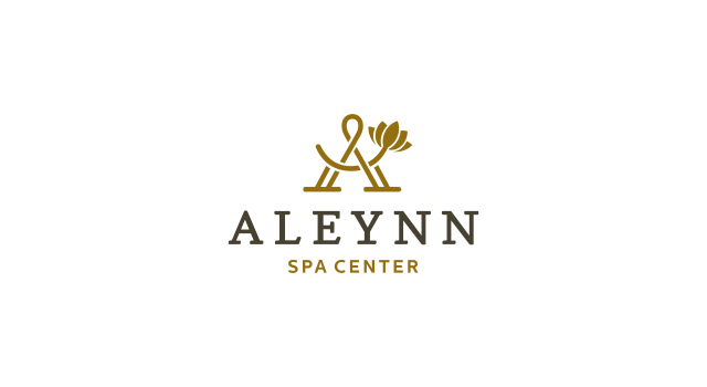 Aleynn, spa center, beauty center, logo design by Utopia branding agency
