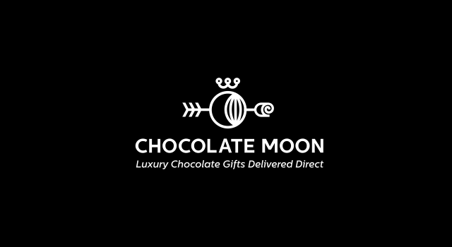 Chocolate Moon, luxury chocolate gifts delivered direct, logo design by Utopia branding agency