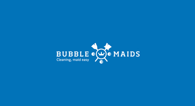 Logo design for a London based cleaning company, Bubble Maids.